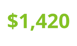 $1,420